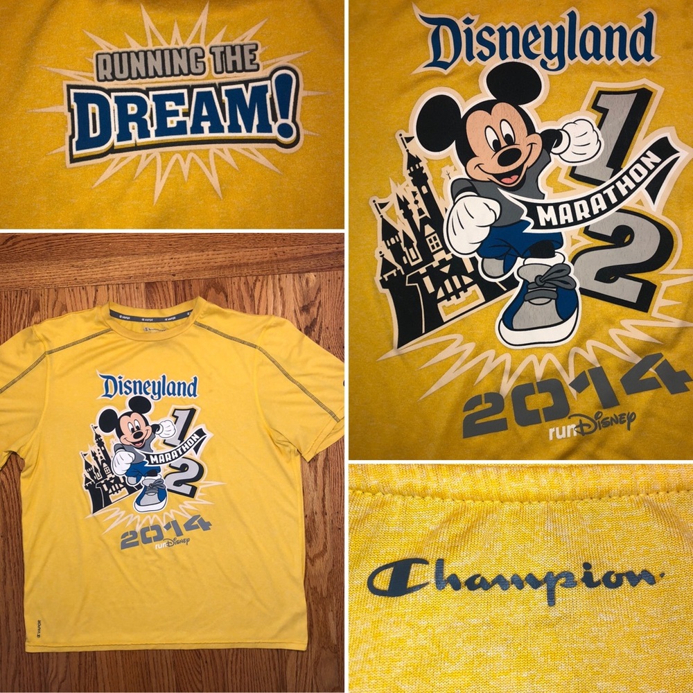 Disney x Champion Vapor 2014 1/2 Marathon
